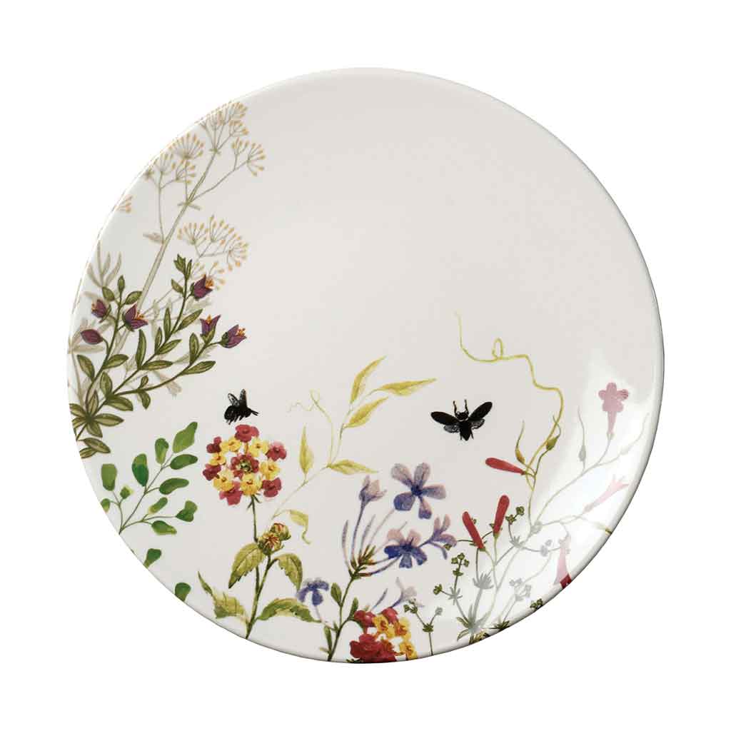 Plato De Cenar Estampado Floral 26Cm