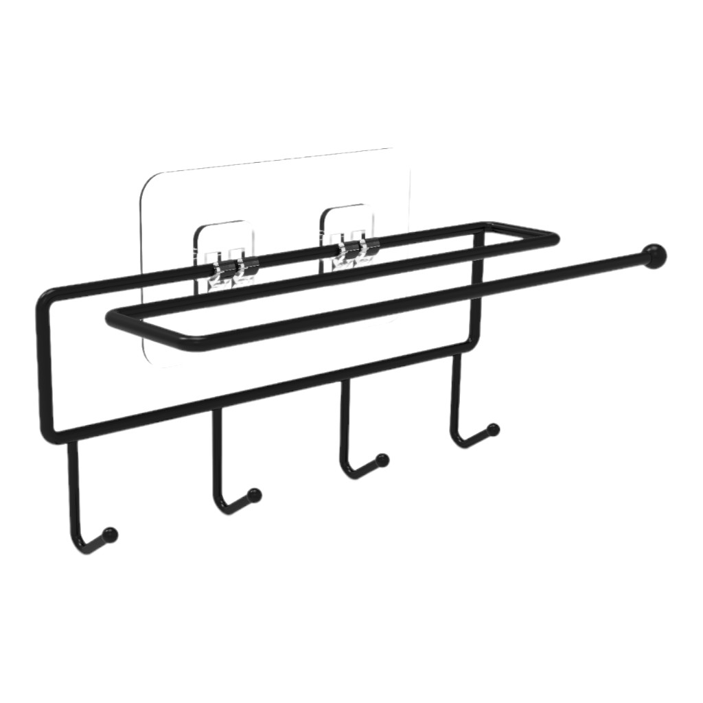Colgador De Pared Con Ganchos 22X10X9Cm