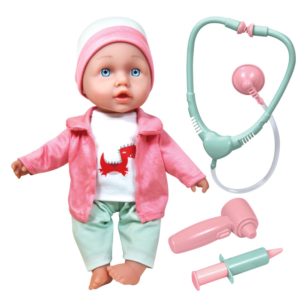 Set De Bebé/Doctor Con Accesorios 30Cm