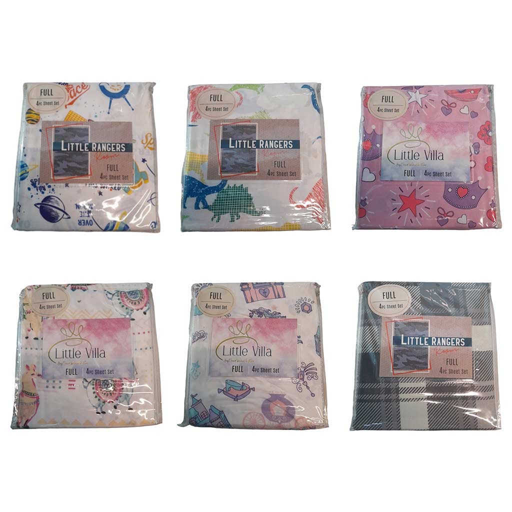 Juego De Sabanas Full Diseños Surtidos