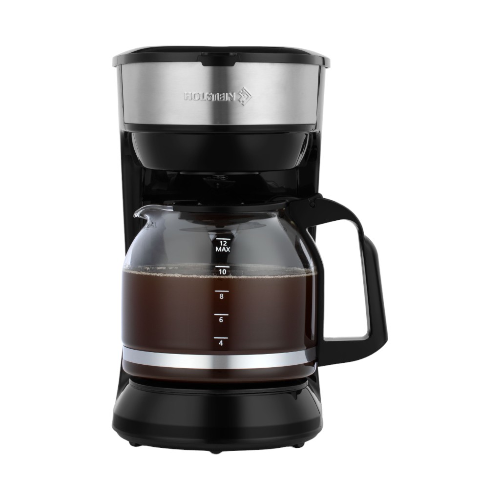 Cafetera 12Tzs Negra 900W Holstein