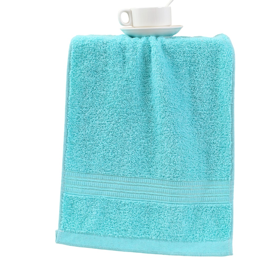 Toalla De Algodón Verde Menta 30X50Cm