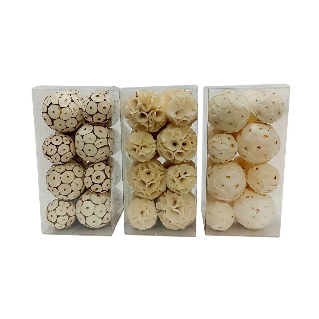 Bolas Naturales Decorativas 10X10X20Cm