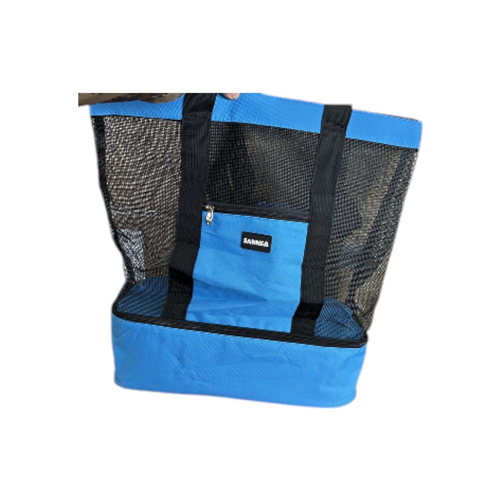 Lonchera Cooler Gris/Azul