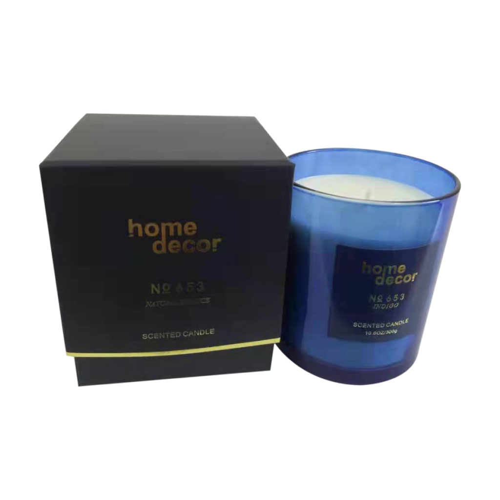 Vela aromática Natural Essence Nº 653- Índigo 300g