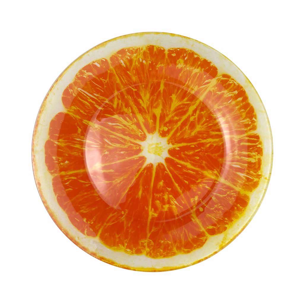 Plato De Postre Estampado De Toronja 15cm