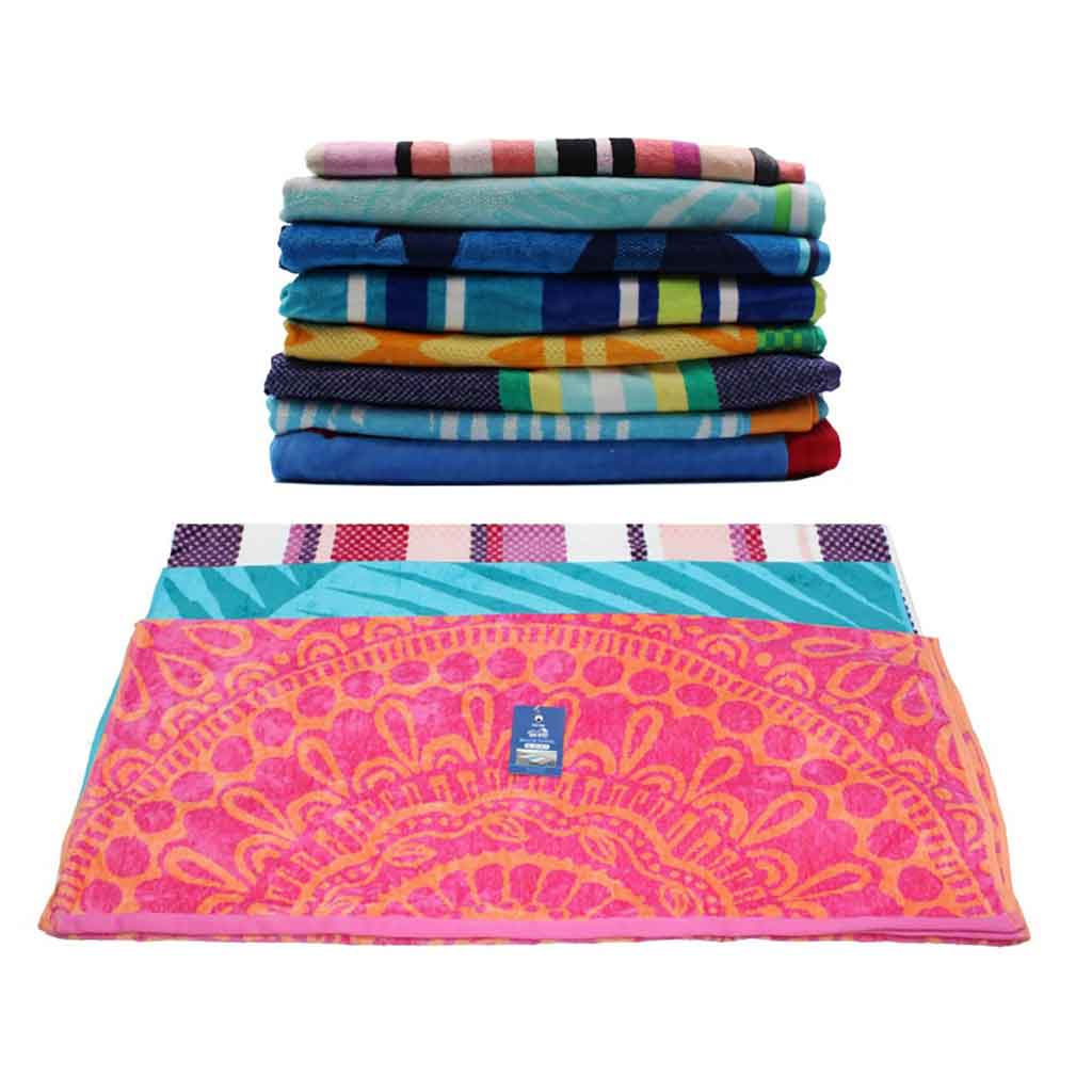 Toalla de playa estampada surtido