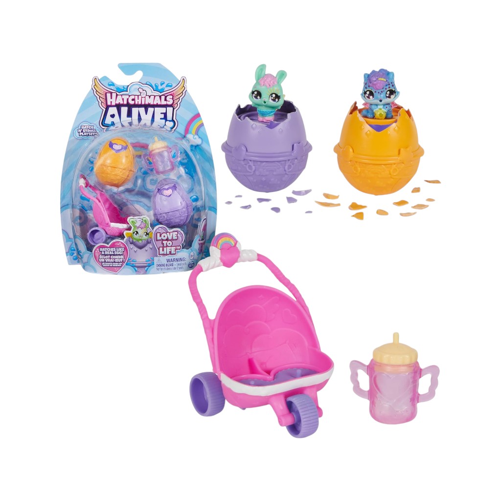 Juego De Cochecitos Hatchimals Nurture Pack