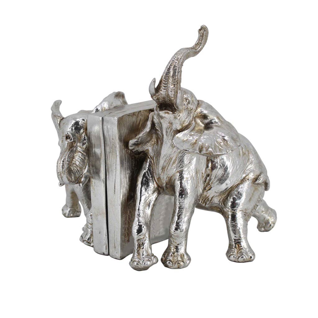 Sujetalibros Decorativos De Elefantes 22x15x25cm
