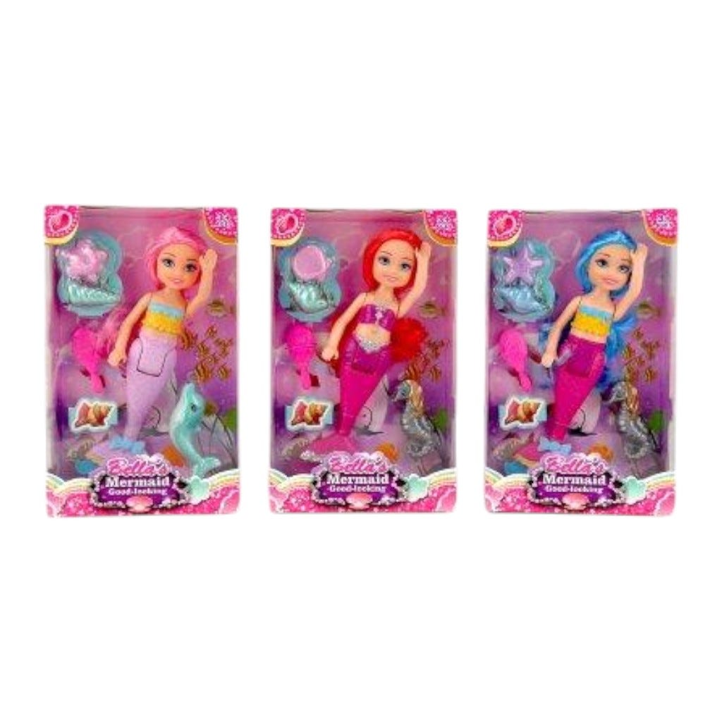 Set De Pequeña Sirena Con Modelos Surtidos