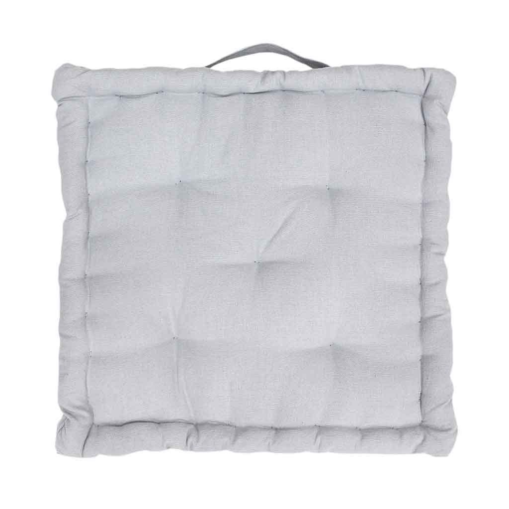 Cojín Cuadrado De Piso Blanco 40x40x6cm