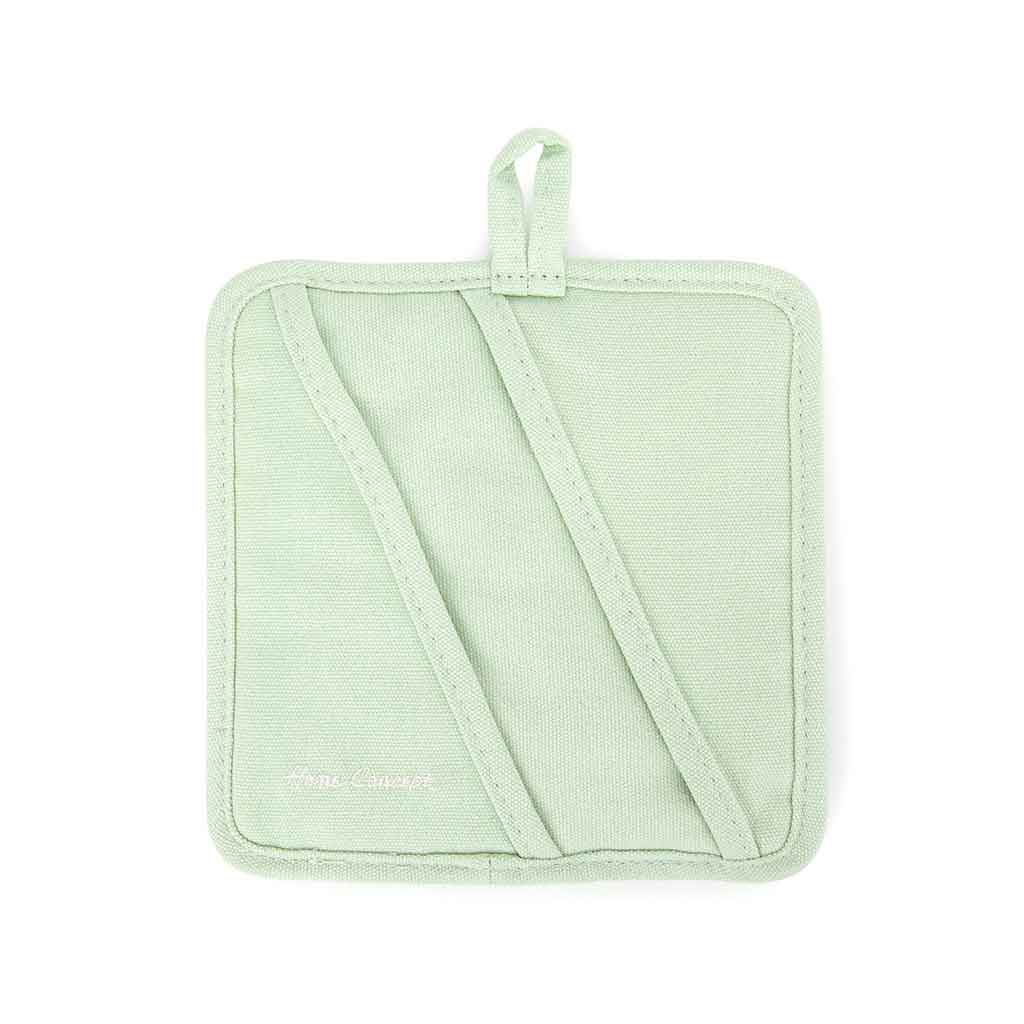 Porta Ollas De Plástico Verde 19X19X1Cm
