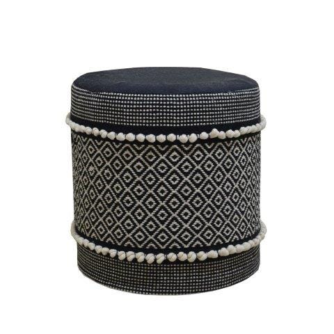 Decorativo Puff de Algodón