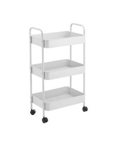Carro Blanco De Cocina 3 Niveles 45x30x79cm