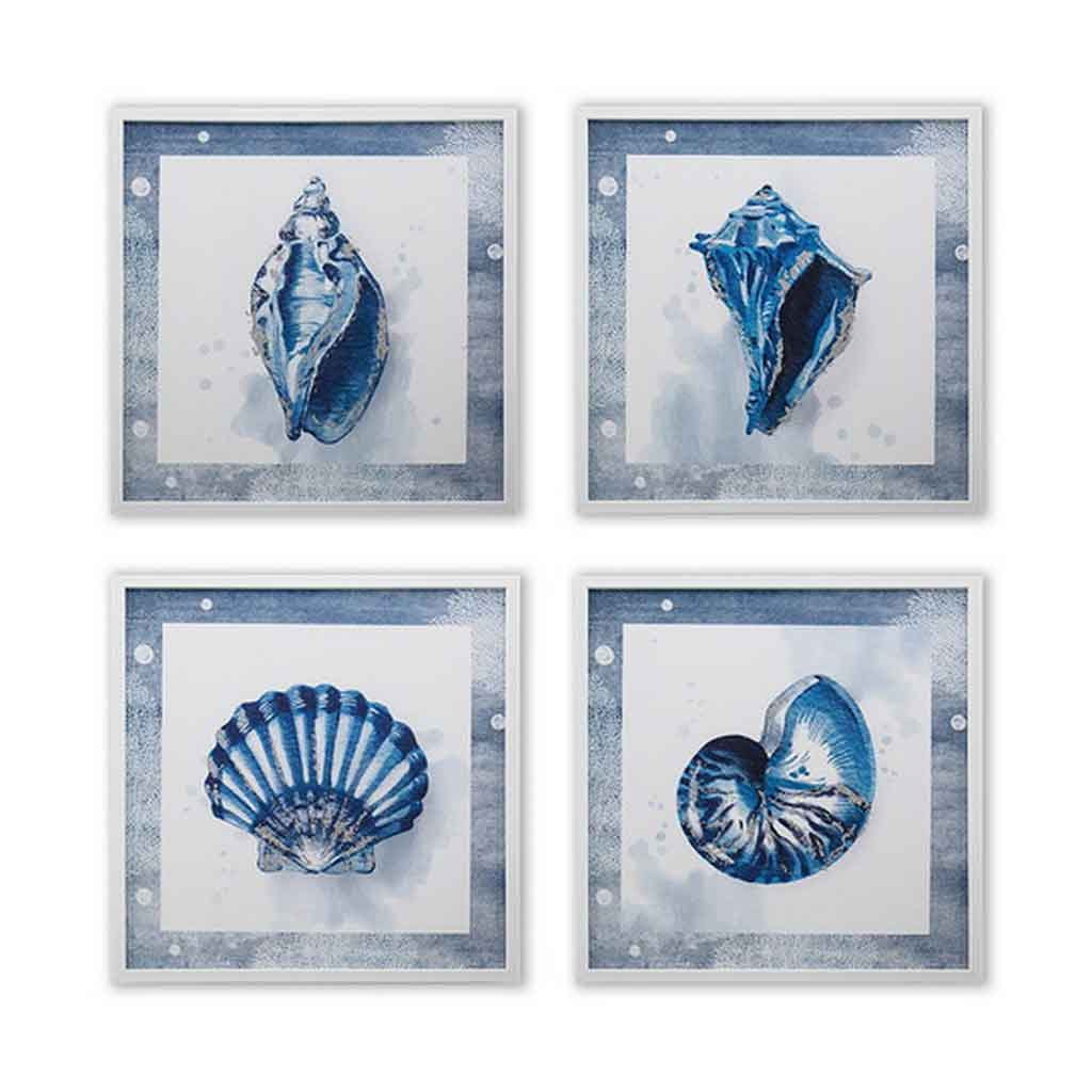 Cuadro De Conchas Marinas 40x40x2cm - Surtido