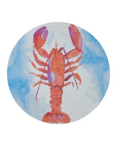 Individual Redondo Estampado De Langosta 38Cm