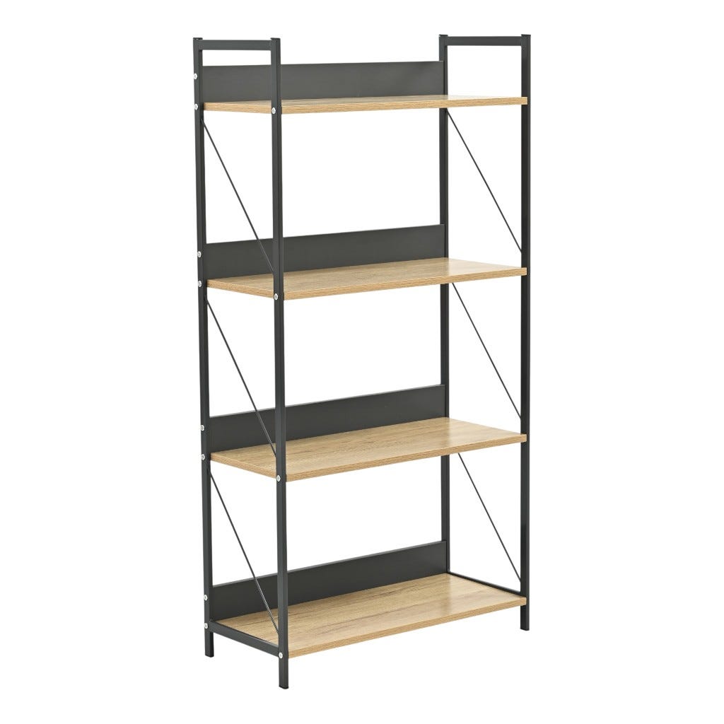 Estante De 4 Repisas Sky 62X27.6X121Cm