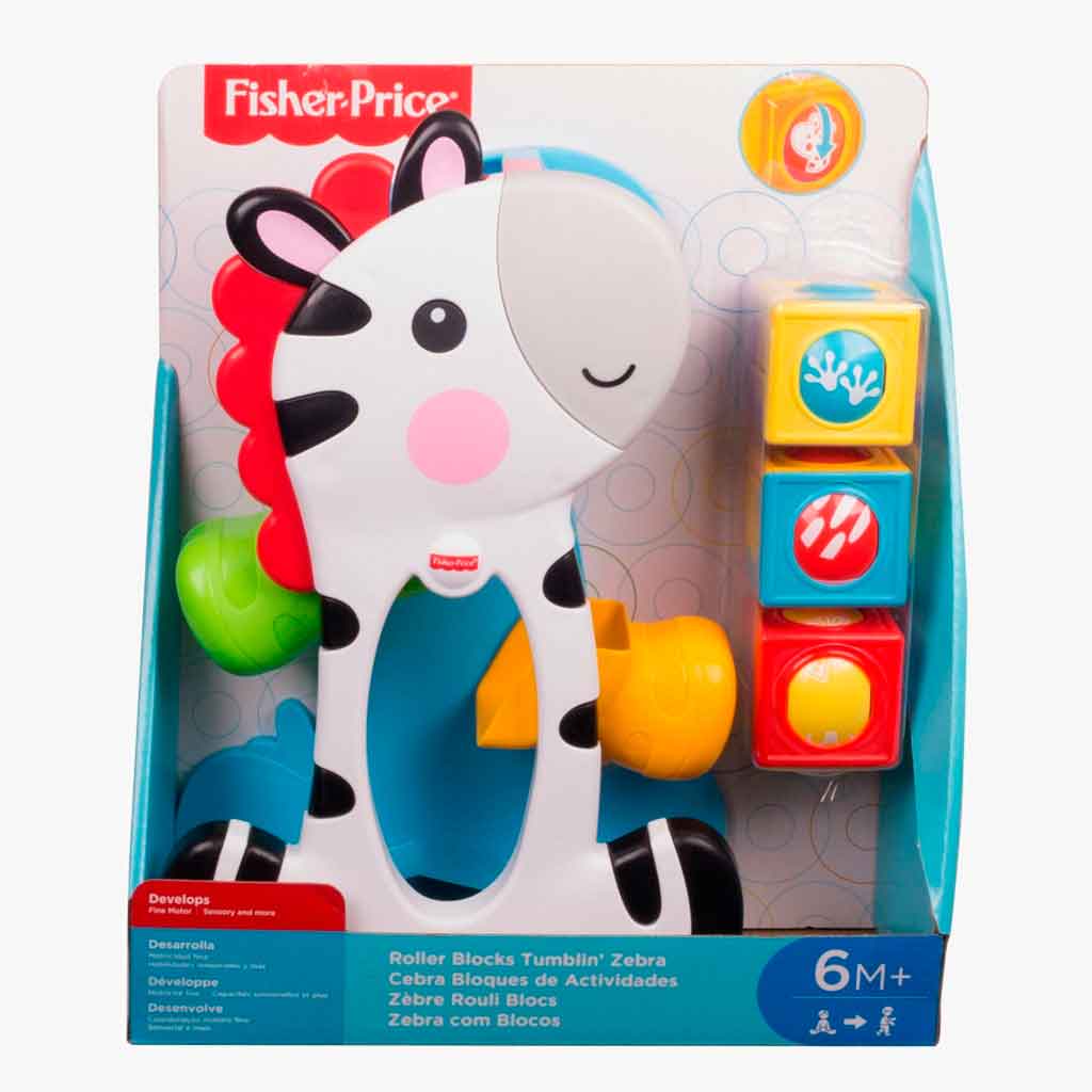 Juego De Bloques Para Bebé Fisher Price Cebra Bloque De Actividades