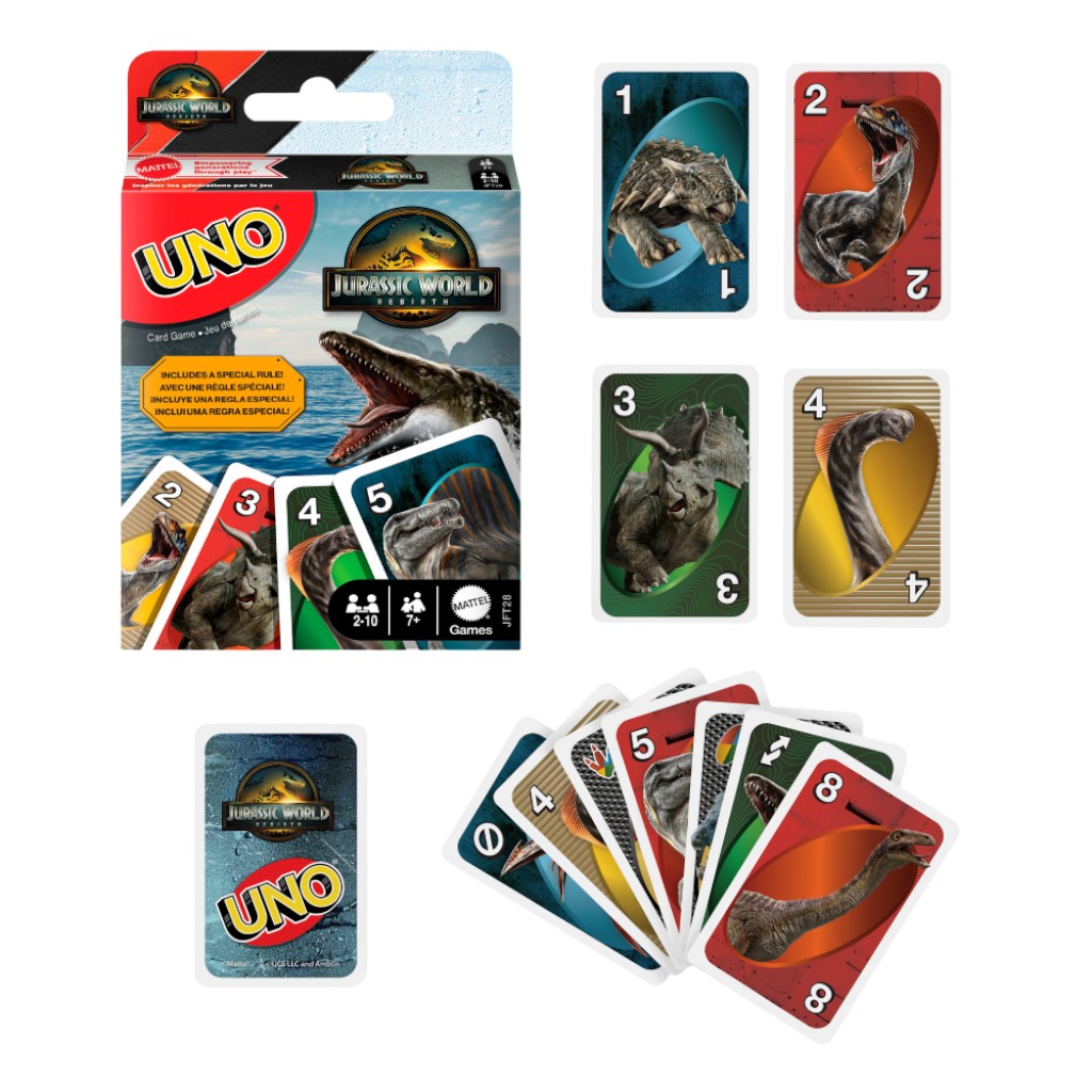 Uno Cartas Jurassic World Rebirth
