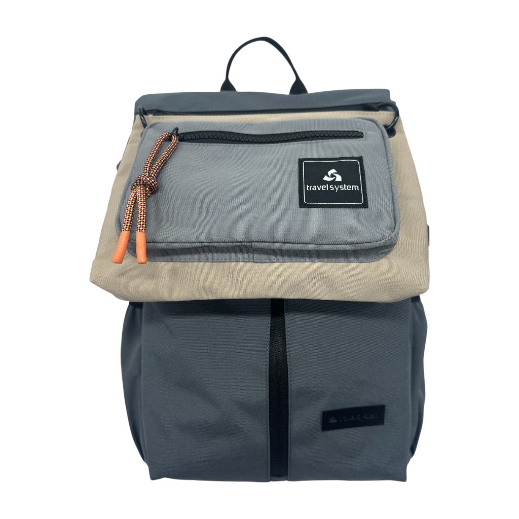 Mochila Gris Para Viaje Con Bolso Removible 17"