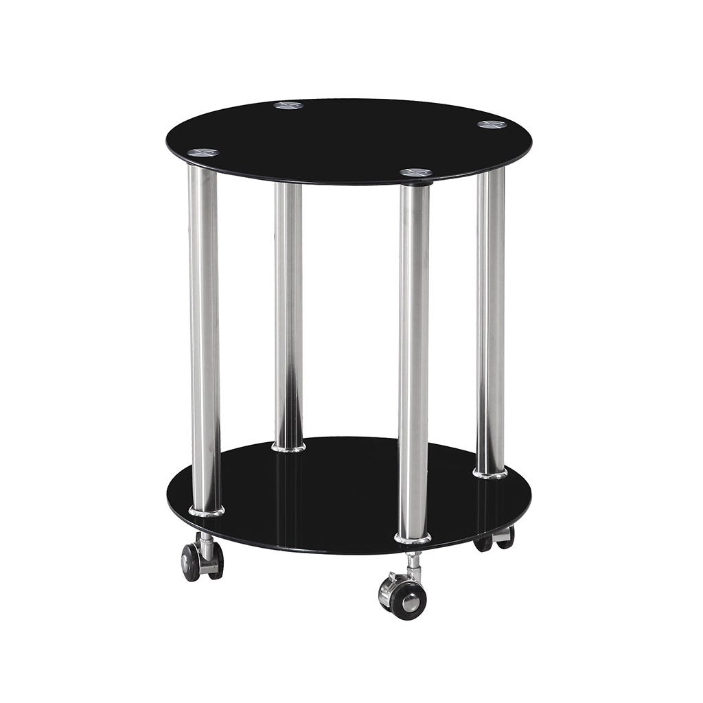 Mesa Lateral Munich Negra 40x50cm