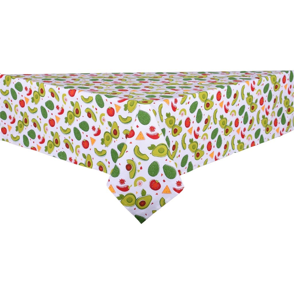 Mantel Con Diseño De Aguacate 140X180Cm