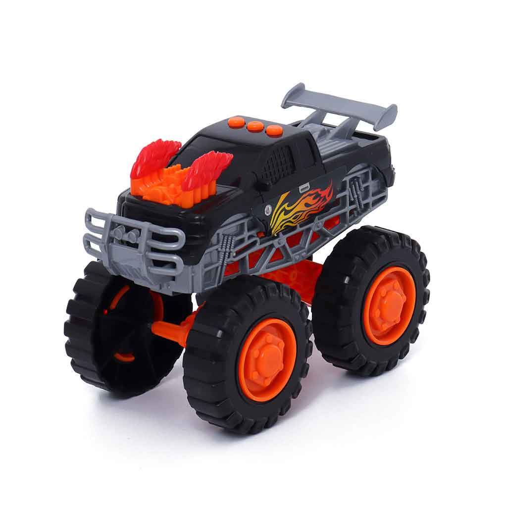 Camión Choca Y Se Levanta Con Luces Y Sonido Motor Extreme