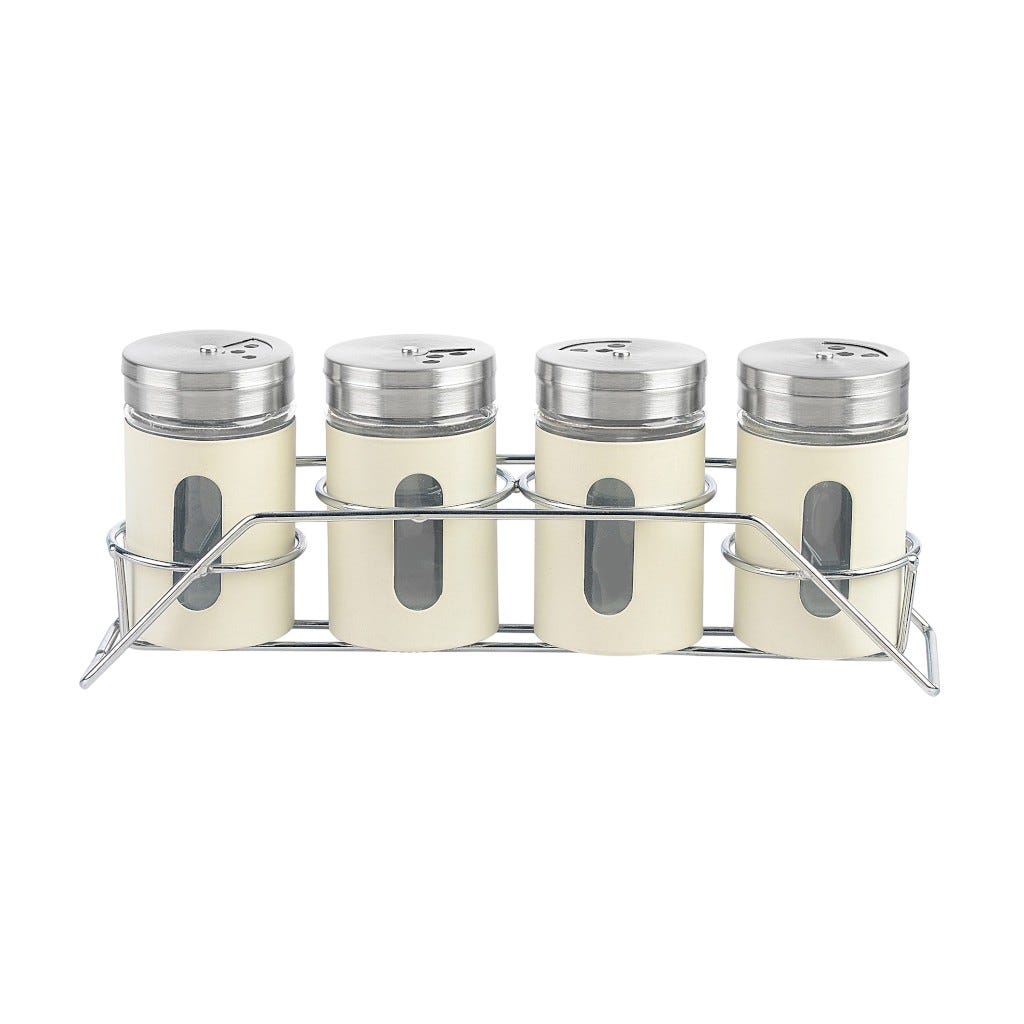 Conservadores De Especias Con Soporte Set De 5 Pzas 80ml