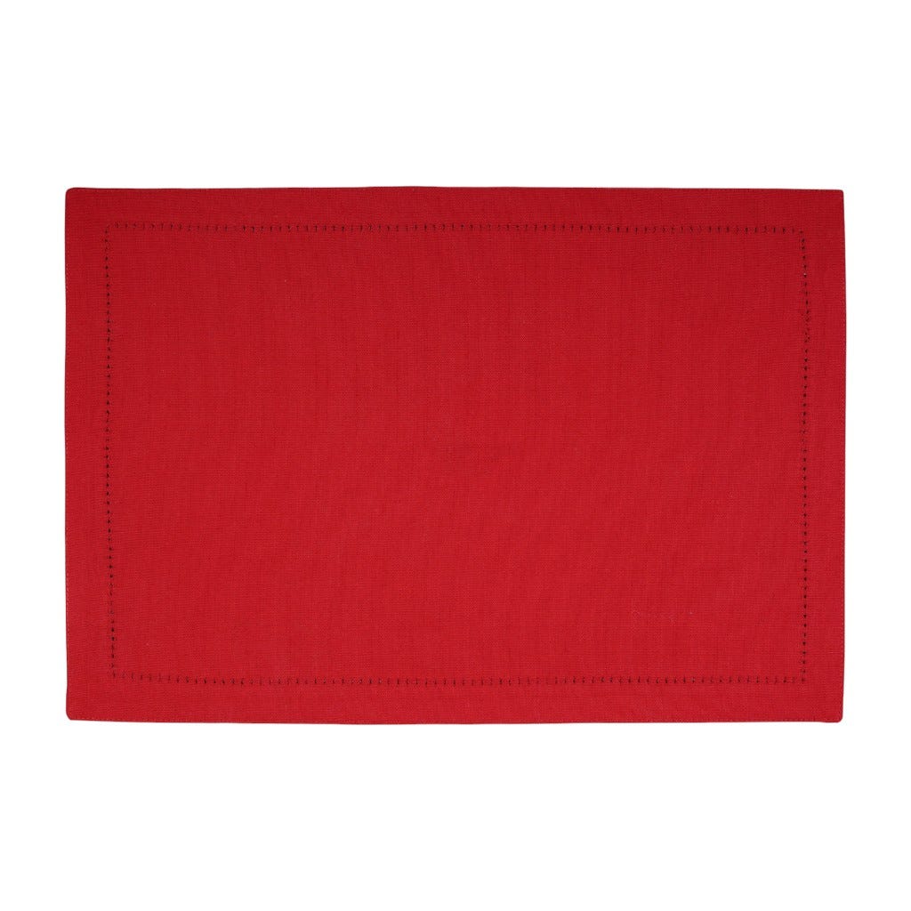 Individual Nero Rojo 33x48cm