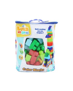 Juego bloques maxi de 80 piezas en bolsa