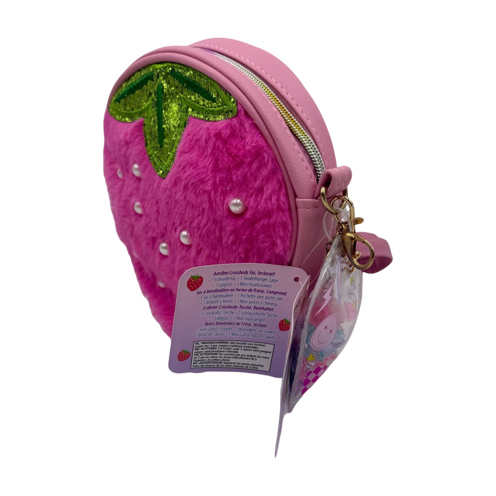 Hot Focus Bolso Bandolero De Fresa Con Accesorios