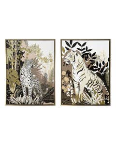 Cuadro Decorativo De Felinos Salvaje Surtido 45x60x3cm