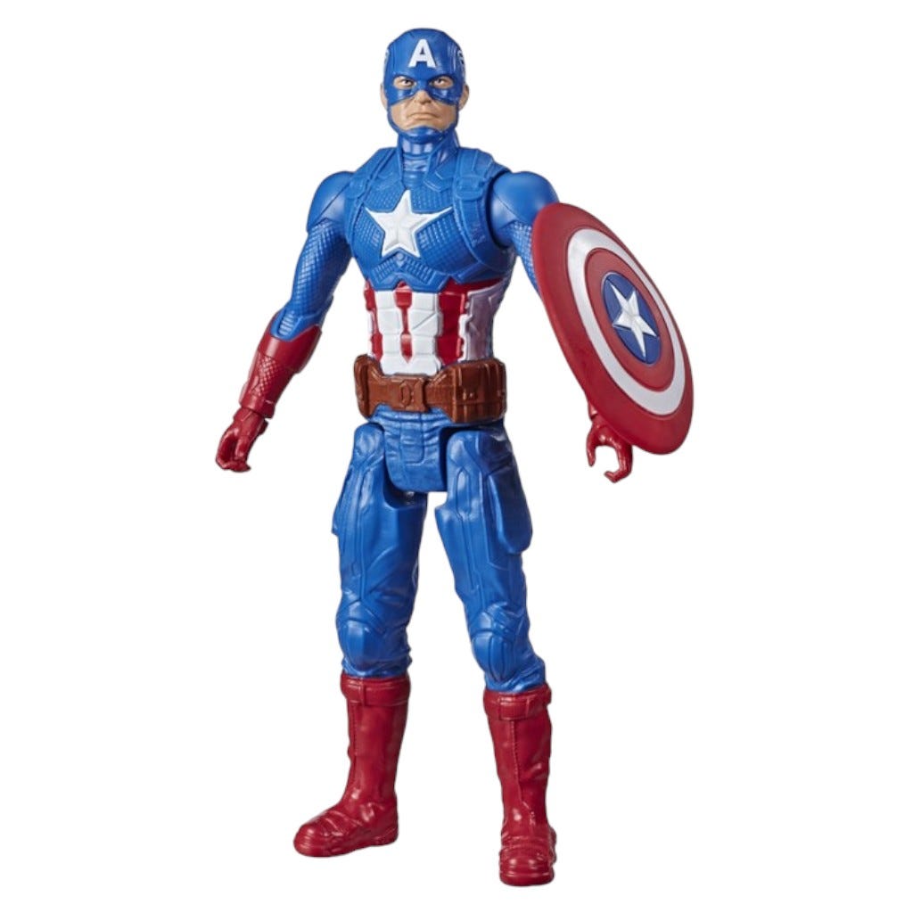 Figura De Acción Titan Hero Capitan America Avengers