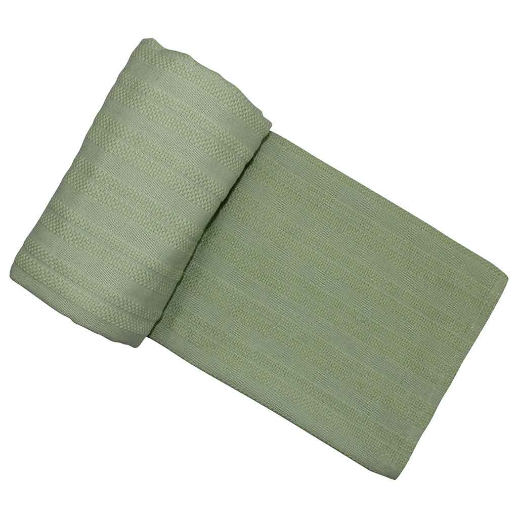 Cubrecama Verde De Algodón 220x260cm