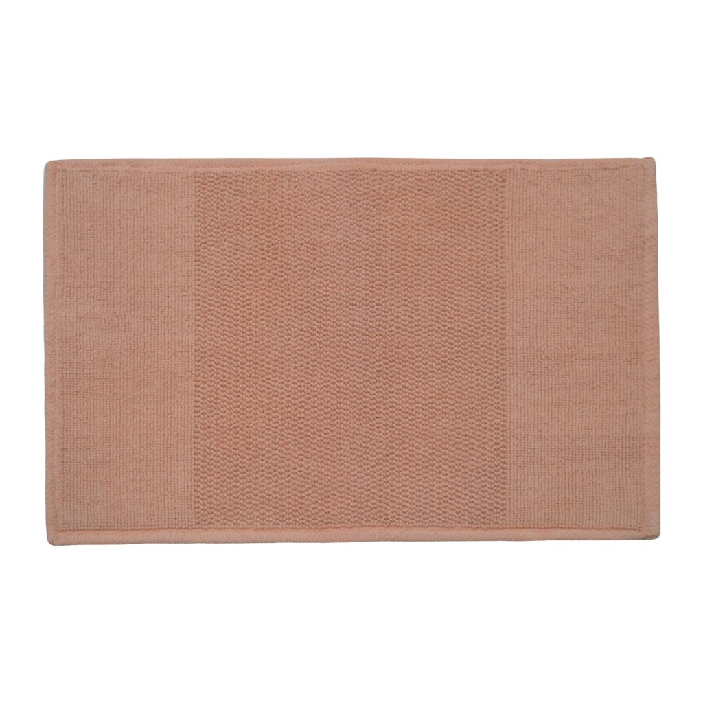 Alfombra Color Durazno De Baño 50x80cm