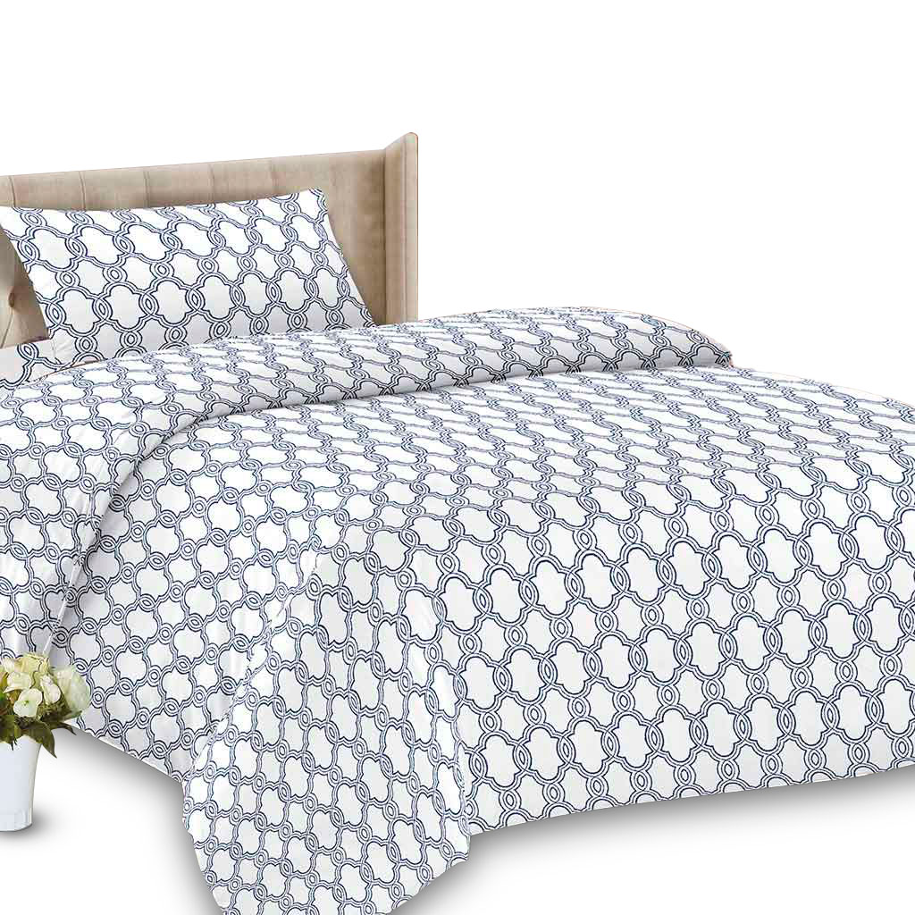 Juego De Sabanas Estampado De Microfibra Twin