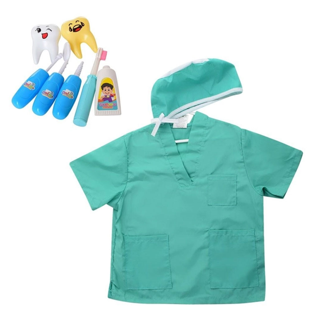 Disfraz Infantil De Dentista Con Accesorios