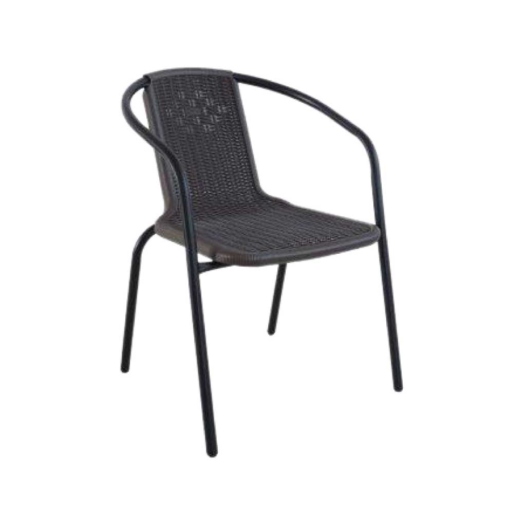 Silla Apilable Rony marrón