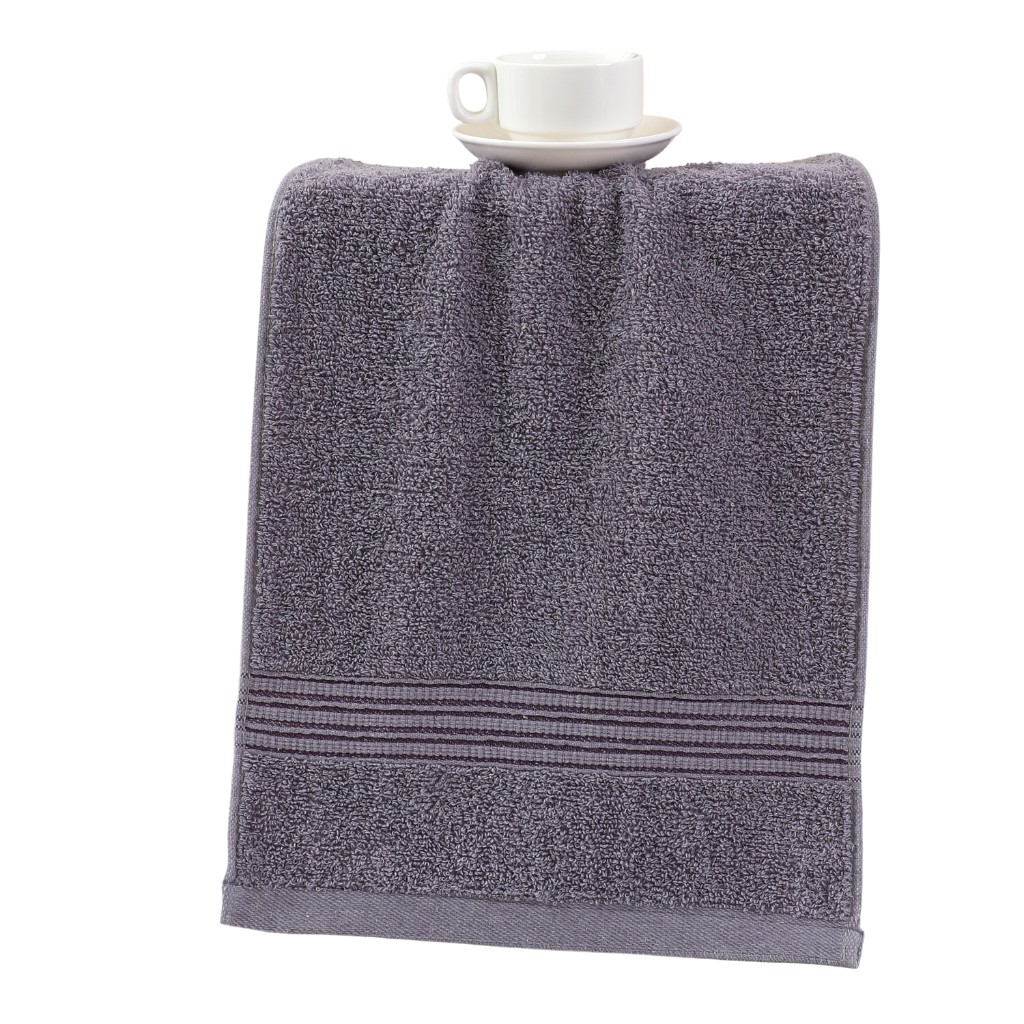 Toalla De Algodón Gris 30X50Cm