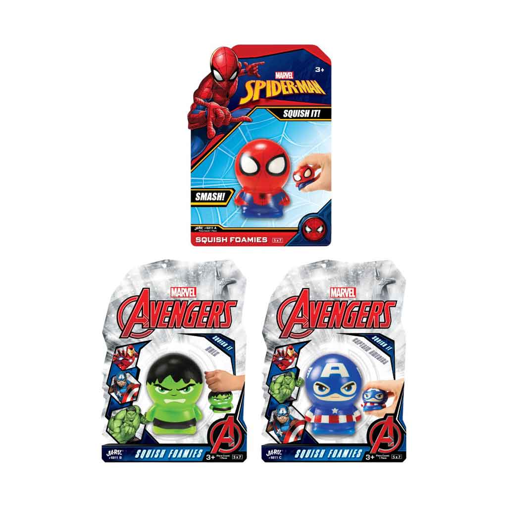 Juguete Blando Personajes De Marvel Surtido