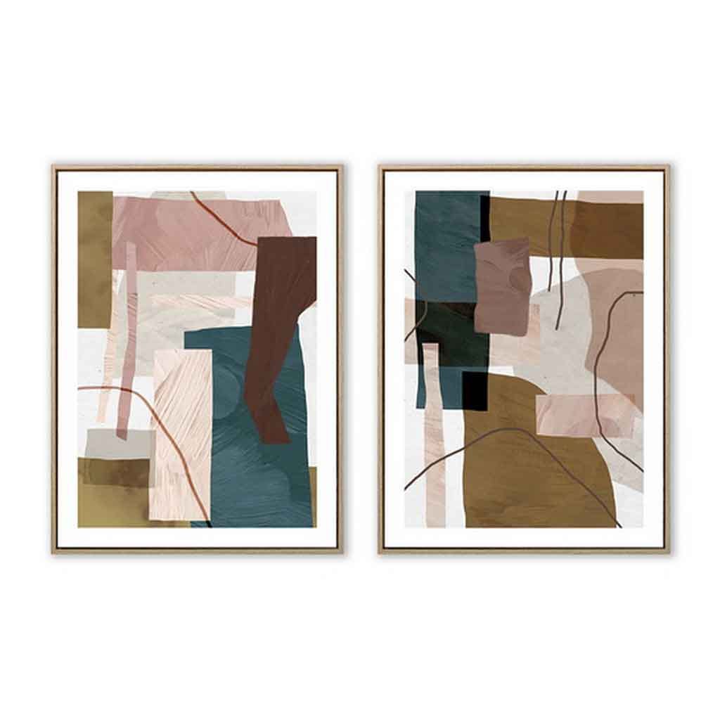 Cuadro Abstracto 45x60x2.5cm - Surtido