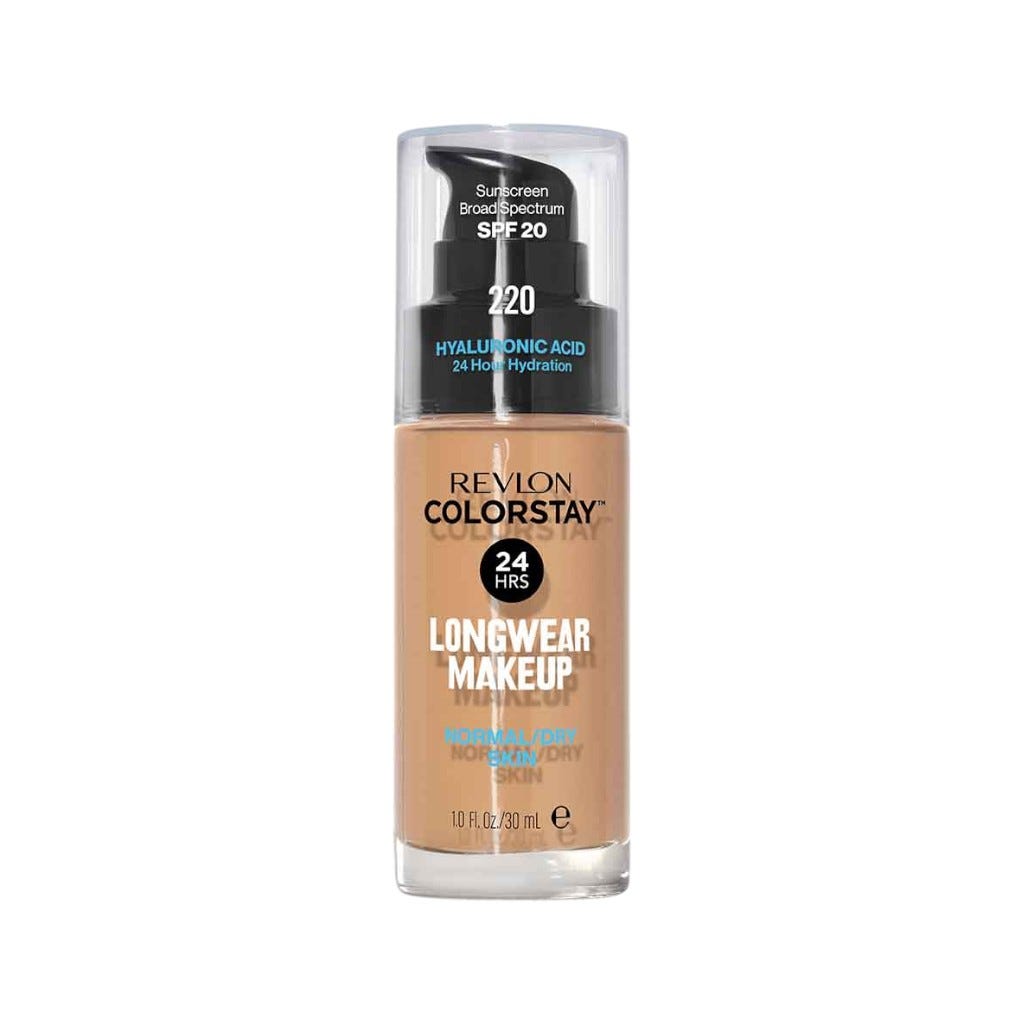 Revlon Colorstay Liquid Foundation Makeup, Normal/Dry Skin, Spf 20