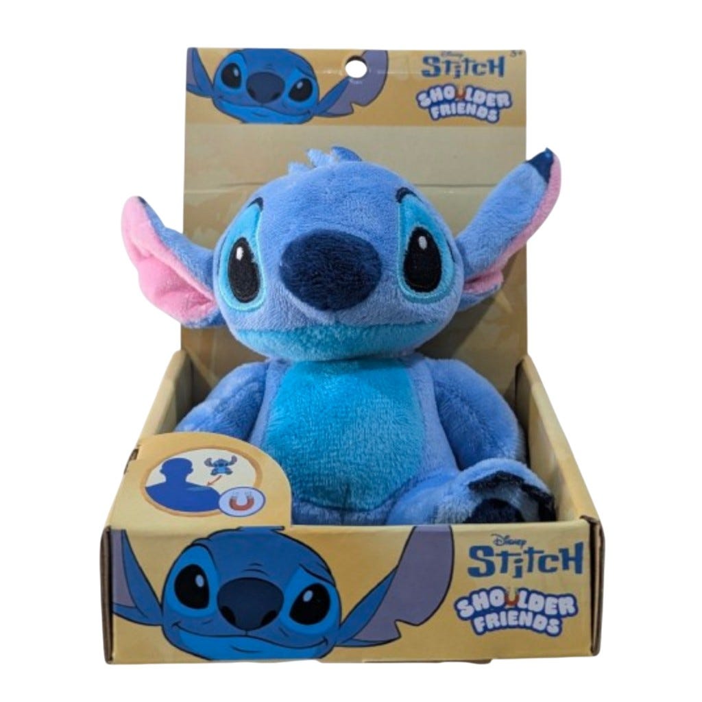 Peluche Stitch Mágnetico Al Hombro 6"