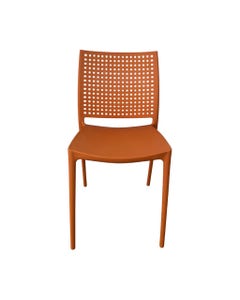 Silla De Comedor Daffdil Naranja 42X48X78Cm