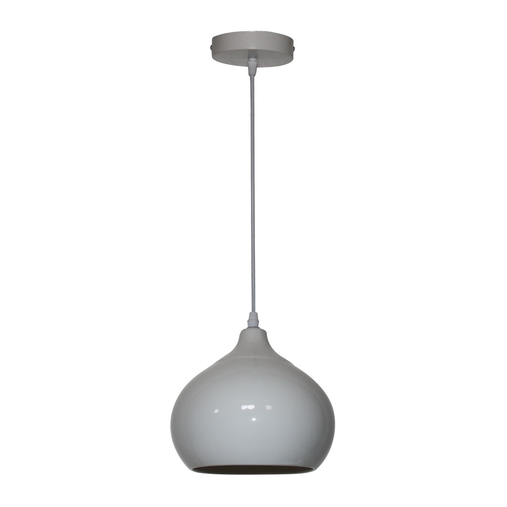 Lámpara de techo con cúpula de porcelana blanco