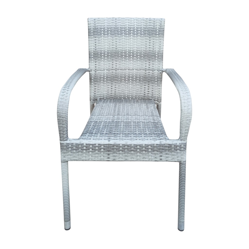 Silla De Patio Gris Paris 55.5X63X95Cm