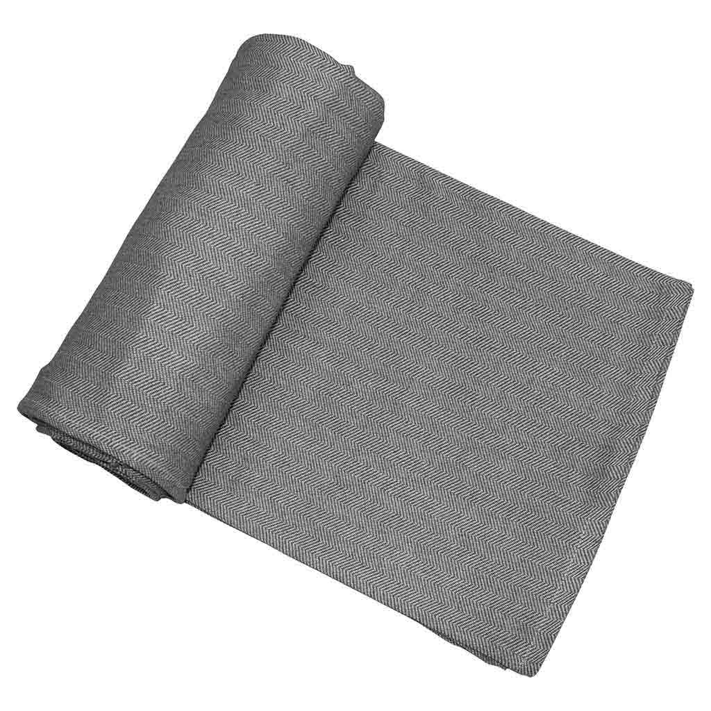 Cubrecama Gris De Algodón 220x260cm