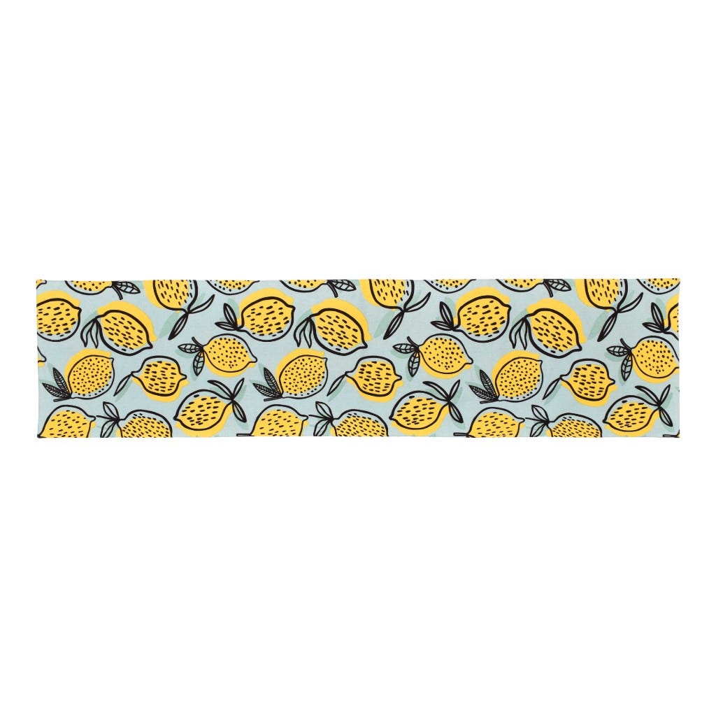 Camino De Mesa Estampado De Limón 33X137Cm