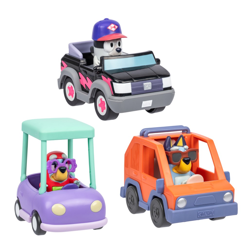 Set De Bluey Figura Y Vehículo Surtido