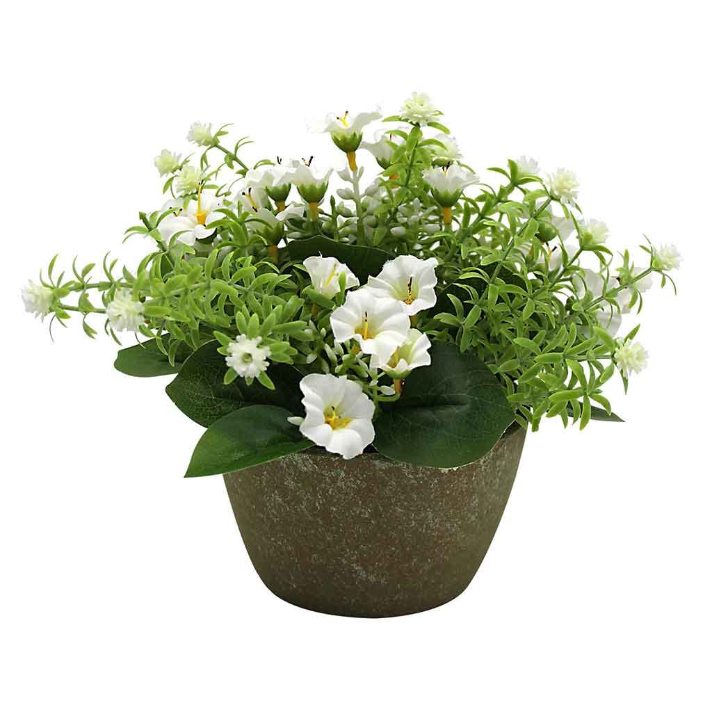 Flor artificial en maceta 17CM
